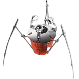 Эксклюзивные настольные часы "Tripod" красные